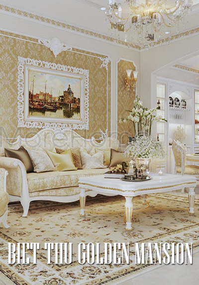  Thiết kế biệt thự tân cổ điển tại Golden Mansion Phổ Quang