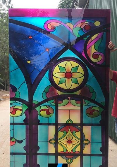  Tranh kính trừu tượng TKTT019- Licoglass