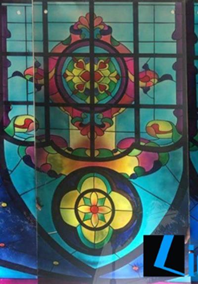  Tranh kính trừu tượng độc đáo TKTT020- Licoglass