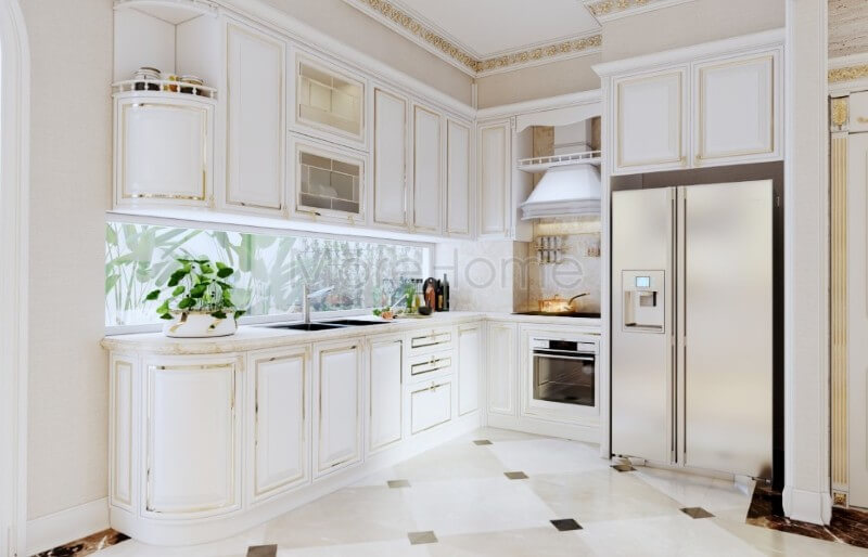 Lựa chọn các mẫu tủ bếp đẹp giúp không gian bếp tiện nghi hơn